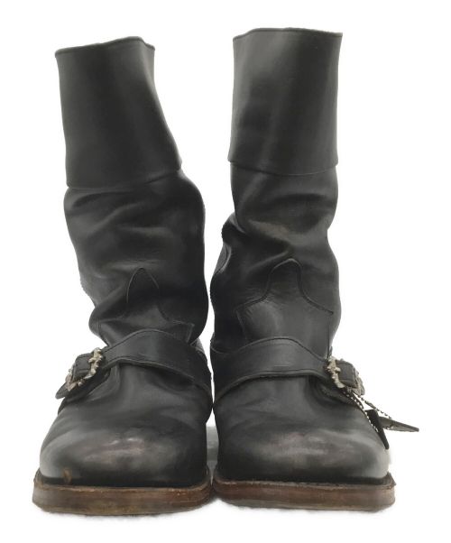 foot the coacher（フットザコーチャー）foot the coacher (フットザコーチャー) ペコスブーツ ブラック サイズ:8の古着・服飾アイテム