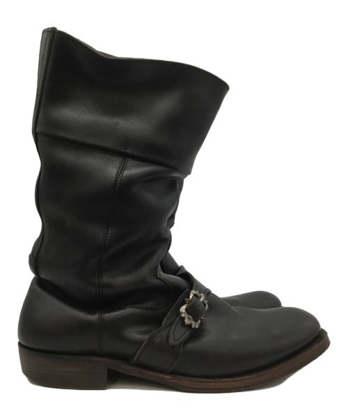 foot the coacher（フットザコーチャー）foot the coacher (フットザコーチャー) ペコスブーツ ブラック サイズ:8の古着・服飾アイテム