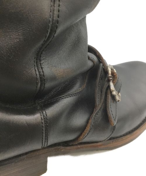 foot the coacher（フットザコーチャー）foot the coacher (フットザコーチャー) ペコスブーツ ブラック サイズ:8の古着・服飾アイテム