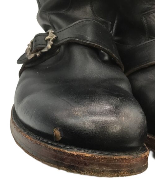 foot the coacher（フットザコーチャー）foot the coacher (フットザコーチャー) ペコスブーツ ブラック サイズ:8の古着・服飾アイテム