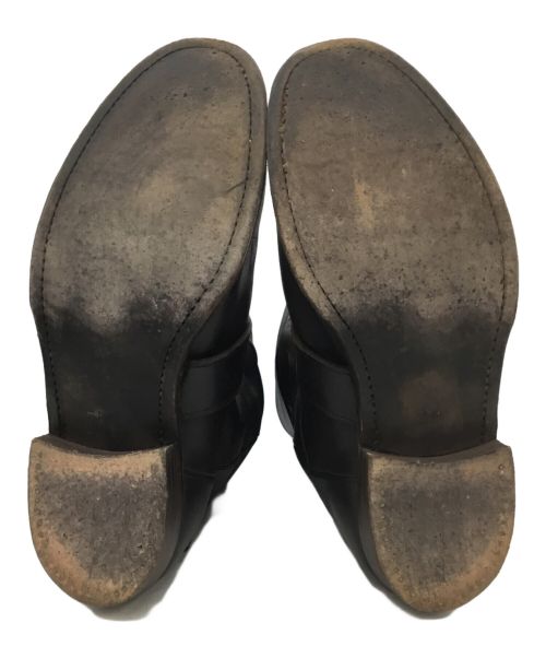 foot the coacher（フットザコーチャー）foot the coacher (フットザコーチャー) ペコスブーツ ブラック サイズ:8の古着・服飾アイテム