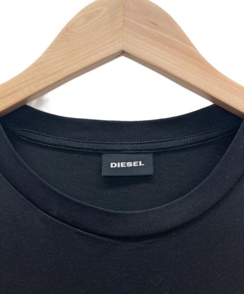 DIESEL（ディーゼル）DIESEL (ディーゼル) ロングスリーブTシャツ ブラック サイズ:Lの古着・服飾アイテム