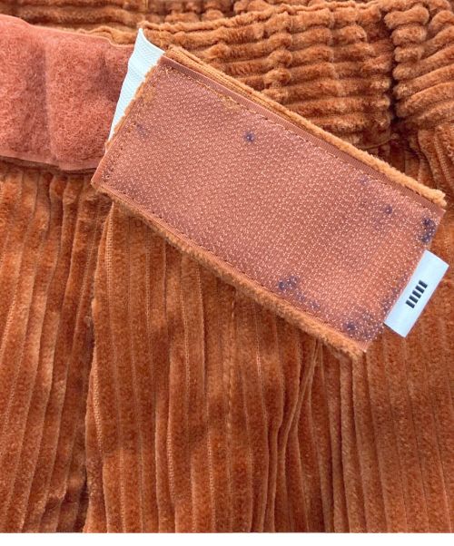 Graphpaper（グラフペーパー）Graphpaper (グラフペーパー) コーデュロイパンツ オレンジ サイズ:Freeの古着・服飾アイテム