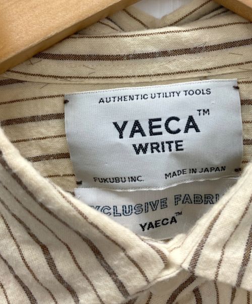 YAECA（ヤエカ）YAECA (ヤエカ) プルオーバーシャツ ベージュ サイズ:Mの古着・服飾アイテム