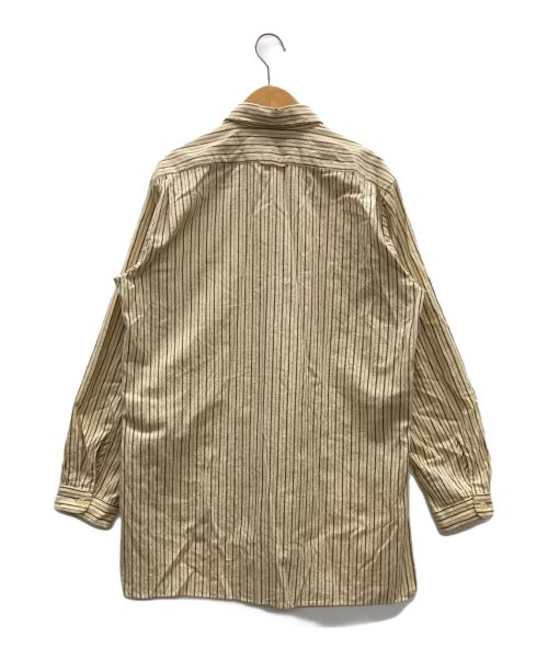YAECA（ヤエカ）YAECA (ヤエカ) プルオーバーシャツ ベージュ サイズ:Mの古着・服飾アイテム