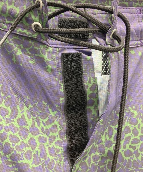 CHALLENGER（チャレンジャー）CHALLENGER (チャレンジャー) ショーツ グリーン×パープル サイズ:Lの古着・服飾アイテム