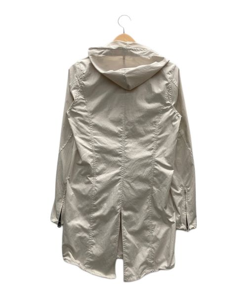 thee old circus（ジオールドサーカス）thee old circus (ジオールドサーカス) フード付シャツコート ベージュの古着・服飾アイテム