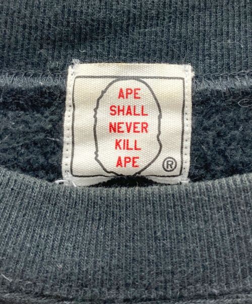 A BATHING APE（アベイシングエイプ）A BATHING APE (アベイシングエイプ) スウェット ブラック サイズ:表記無しの古着・服飾アイテム
