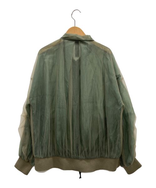 AULA AILA（アウラアイラ）AULA AILA (アウラアイラ) シアーブルゾン カーキの古着・服飾アイテム