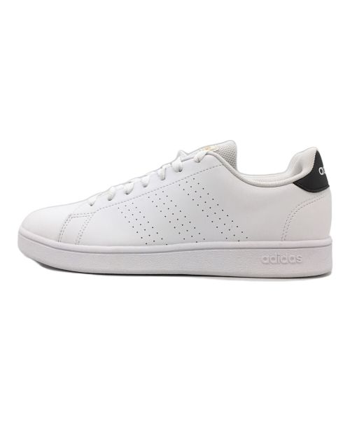 adidas（アディダス）adidas (アディダス) ADVANCOURT BASE M （アドバンコート ベース） ホワイト×ブラック サイズ:25.5 未使用品の古着・服飾アイテム