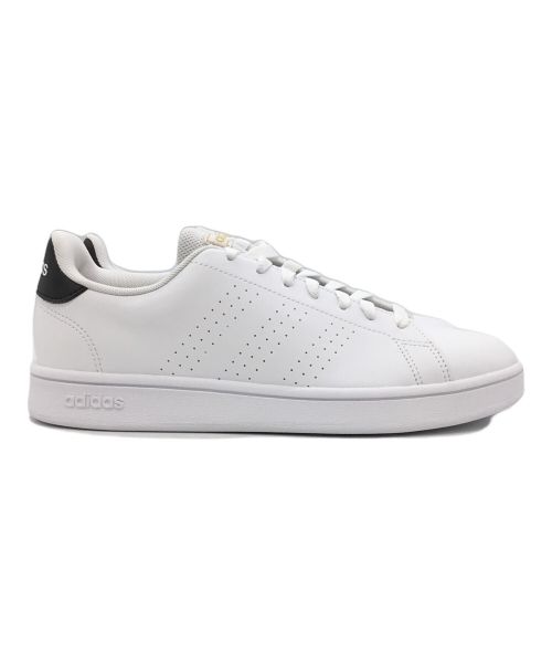 adidas（アディダス）adidas (アディダス) ADVANCOURT BASE M （アドバンコート ベース） ホワイト×ブラック サイズ:25.5 未使用品の古着・服飾アイテム