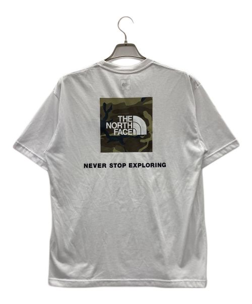 THE NORTH FACE（ザ ノース フェイス）THE NORTH FACE (ザ ノース フェイス) スクエアカモフラージュTシャツ ホワイト サイズ:XLの古着・服飾アイテム