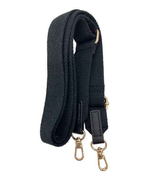 Guy Laroche（ギラロッシュ）Guy Laroche (ギラロッシュ) バンブーハンドバッグ ホワイト×ブラックの古着・服飾アイテム