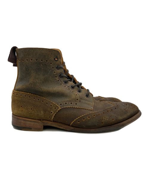 Tricker's（トリッカーズ）Tricker's (トリッカーズ) PAUL SMITH (ポールスミス) カントリーブーツ ブラウン サイズ:8-5の古着・服飾アイテム