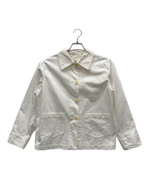 MHL（マーガレットハウエル）MHL (エムエイチエル) ジャケット ホワイト サイズ:Iの古着・服飾アイテム