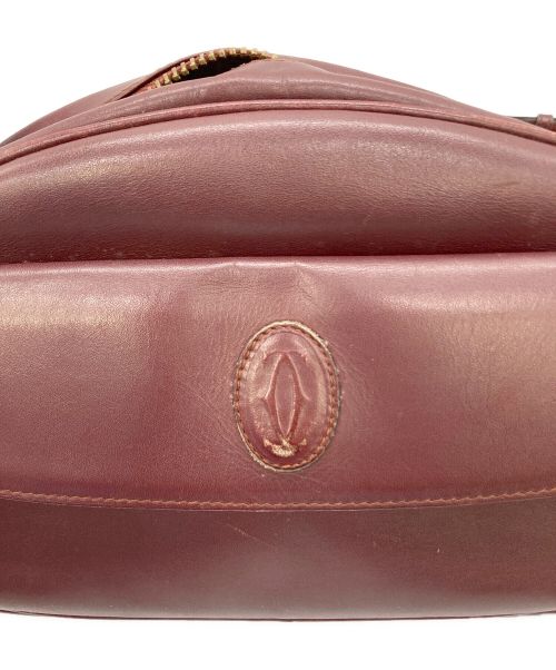Cartier（カルティエ）Cartier (カルティエ) ショルダーバッグ ボルドーの古着・服飾アイテム