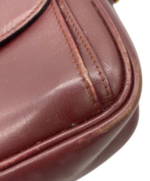 Cartier（カルティエ）Cartier (カルティエ) ショルダーバッグ ボルドーの古着・服飾アイテム