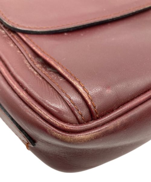 Cartier（カルティエ）Cartier (カルティエ) ショルダーバッグ ボルドーの古着・服飾アイテム