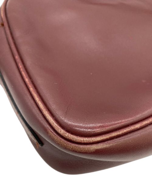 Cartier（カルティエ）Cartier (カルティエ) ショルダーバッグ ボルドーの古着・服飾アイテム