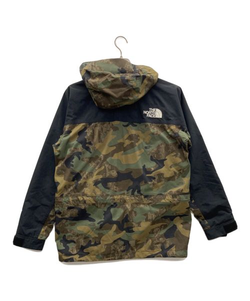 THE NORTH FACE（ザ ノース フェイス）THE NORTH FACE (ザ ノース フェイス) ノベルティマウンテンライトジャケット カーキ×ブラック サイズ:Mの古着・服飾アイテム