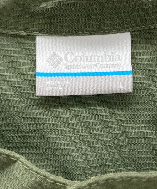 Columbia（コロンビア）Columbia (コロンビア) ヒューソンパークロングスリーブシャツ オリーブ サイズ:Lの古着・服飾アイテム
