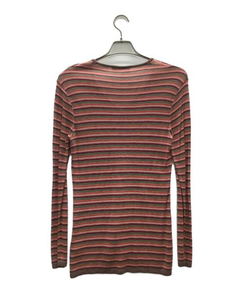 MISSONI SPORT（ミッソーニスポーツ）MISSONI SPORT (ミッソーニスポーツ) ニットカーディガン ピンク サイズ:40の古着・服飾アイテム