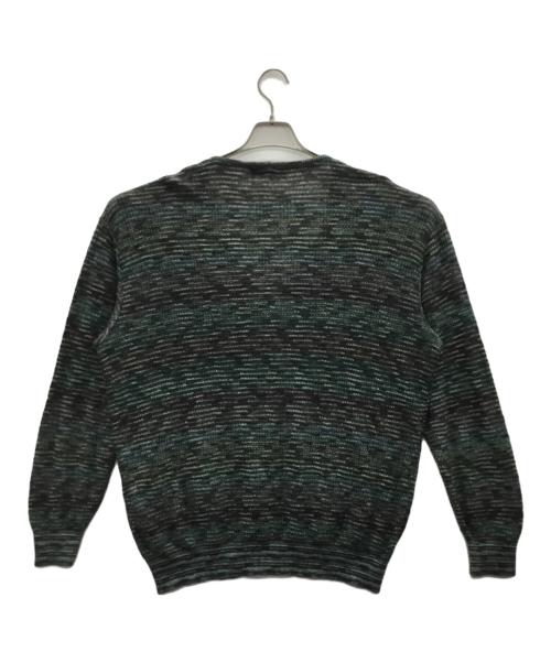 MISSONI SPORT（ミッソーニスポーツ）MISSONI SPORT (ミッソーニスポーツ) ニットカーディガン グリーン サイズ:52の古着・服飾アイテム