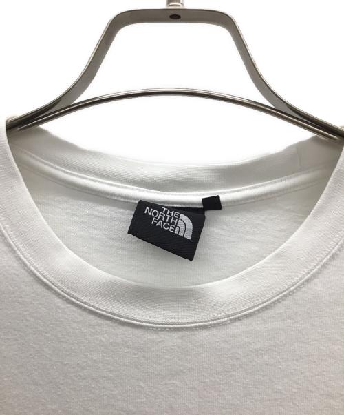 THE NORTH FACE（ザ ノース フェイス）THE NORTH FACE (ザ ノース フェイス) ピクチャード スクエア ロゴ ティー ホワイト サイズ:Lの古着・服飾アイテム