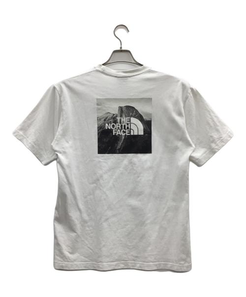 THE NORTH FACE（ザ ノース フェイス）THE NORTH FACE (ザ ノース フェイス) ピクチャード スクエア ロゴ ティー ホワイト サイズ:Lの古着・服飾アイテム