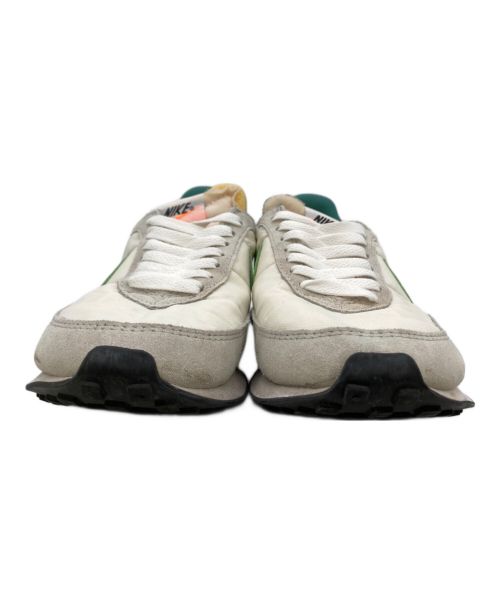 NIKE（ナイキ）NIKE (ナイキ) WMNS WAFFLE TRAINER 2 アイボリー×グリーン サイズ:24.5の古着・服飾アイテム