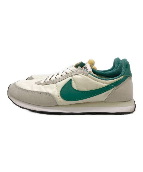 NIKE（ナイキ）NIKE (ナイキ) WMNS WAFFLE TRAINER 2 アイボリー×グリーン サイズ:24.5の古着・服飾アイテム