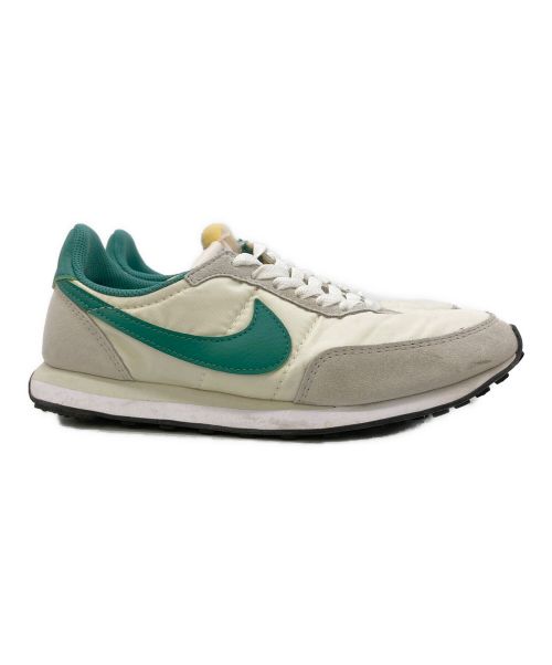NIKE（ナイキ）NIKE (ナイキ) WMNS WAFFLE TRAINER 2 アイボリー×グリーン サイズ:24.5の古着・服飾アイテム