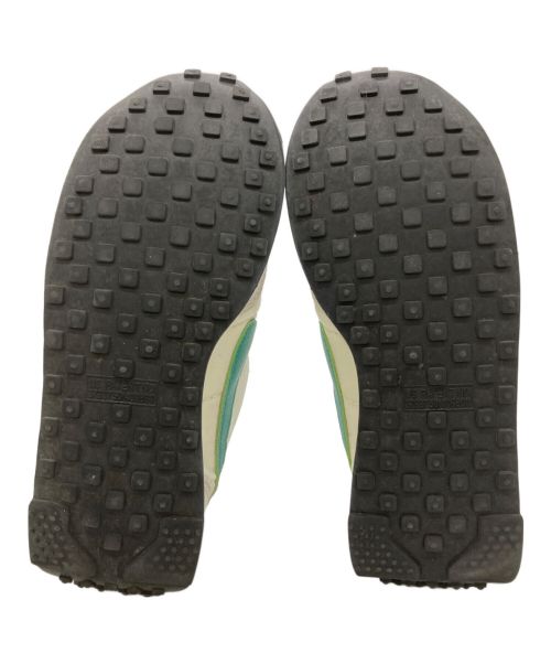 NIKE（ナイキ）NIKE (ナイキ) WMNS WAFFLE TRAINER 2 アイボリー×グリーン サイズ:24.5の古着・服飾アイテム