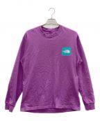 THE NORTH FACEザ ノース フェイス）の古着「ロングスリーブカットソー」｜パープル