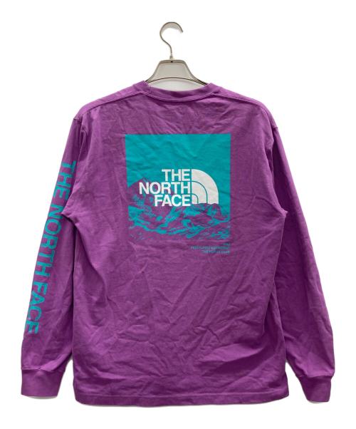 THE NORTH FACE（ザ ノース フェイス）THE NORTH FACE (ザ ノース フェイス) ロングスリーブカットソー パープル サイズ:Lの古着・服飾アイテム