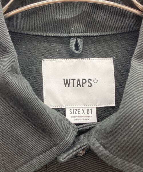 WTAPS（ダブルタップス）WTAPS (ダブルタップス) ミリタリージャケット ブラック サイズ:01の古着・服飾アイテム