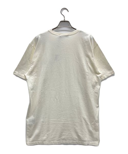 maison kitsune（メゾンキツネ）maison kitsune (メゾンキツネ) ダブル フォックスヘッド ロゴ Tシャツ ホワイト サイズ:XL 未使用品の古着・服飾アイテム