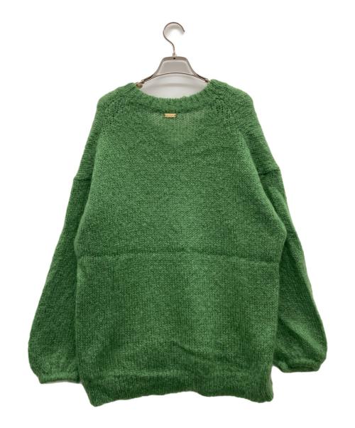 MICA&DEAL（マイカアンドディール）MICA&DEAL (マイカ＆ディール) モヘヤニット グリーン サイズ:Freeの古着・服飾アイテム