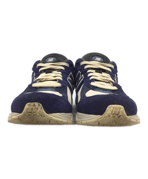 NEW BALANCE（ニューバランス）NEW BALANCE (ニューバランス) 2002R ネイビー×ベージュ サイズ:27の古着・服飾アイテム
