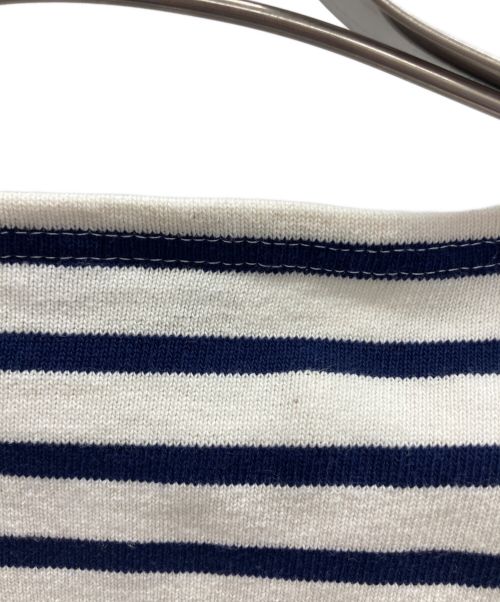 SAINT JAMES（セントジェームス）SAINT JAMES (セントジェームス) バスクシャツ アイボリー×ネイビー サイズ:XSの古着・服飾アイテム