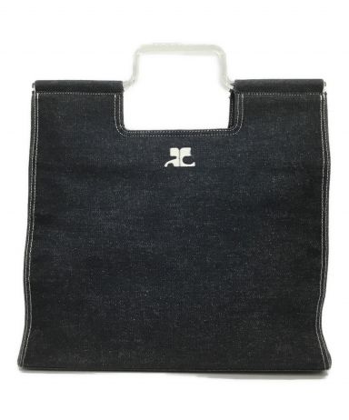 Courreges クレージュ　デニム　ホーボーバッグ 2502004624315017_01_3919.jpeg