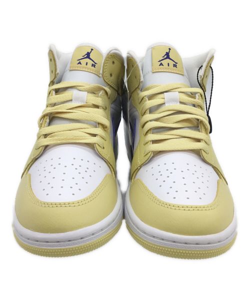 NIKE（ナイキ）NIKE (ナイキ) Air Jordan 1 Mid (エアジョーダン1 ミッド) イエロー サイズ:25 未使用品の古着・服飾アイテム