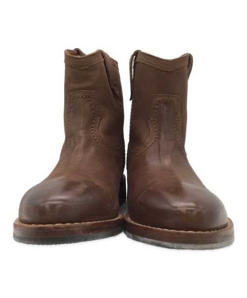 UNGRID（アングリッド）UNGRID (アングリッド) ショートブーツ ブラウン サイズ:Sの古着・服飾アイテム