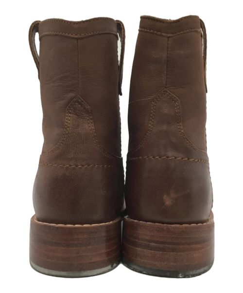 UNGRID（アングリッド）UNGRID (アングリッド) ショートブーツ ブラウン サイズ:Sの古着・服飾アイテム