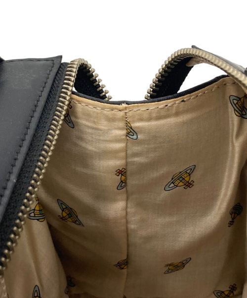 Vivienne Westwood（ヴィヴィアンウエストウッド）Vivienne Westwood (ヴィヴィアンウエストウッド) ミニハンドバッグ ブラックの古着・服飾アイテム