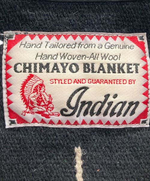 INDIAN MOTORCYCLE（インディアンモーターサイクル）INDIAN MOTORCYCLE (インディアンモーターサイクル) チマヨベスト ブラック サイズ:38の古着・服飾アイテム