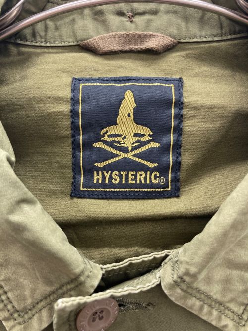 Hysteric Glamour（ヒステリックグラマー）Hysteric Glamour (ヒステリックグラマー) ミリタリージャケット グリーン サイズ:Mの古着・服飾アイテム