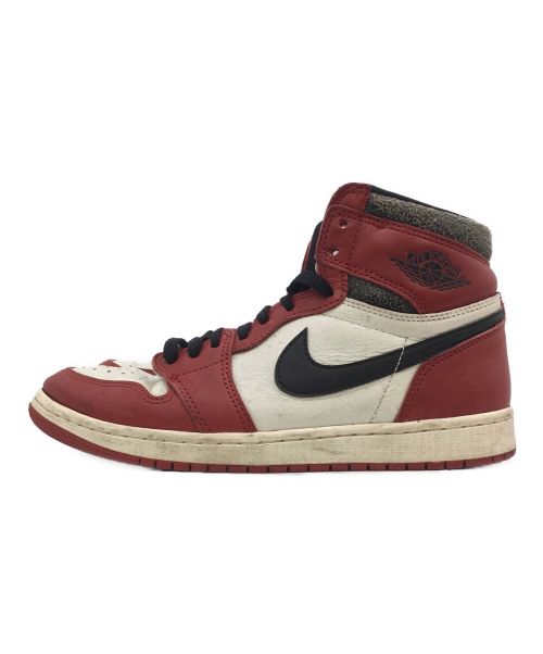 NIKE（ナイキ）NIKE (ナイキ) Air Jordan 1 Retro High OG (エアジョーダン 1 レトロ ハイ オリジナル) ホワイト×レッド サイズ:26の古着・服飾アイテム