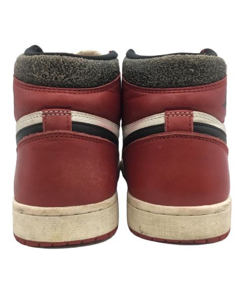 NIKE（ナイキ）NIKE (ナイキ) Air Jordan 1 Retro High OG (エアジョーダン 1 レトロ ハイ オリジナル) ホワイト×レッド サイズ:26の古着・服飾アイテム