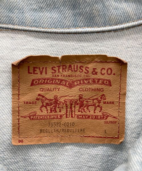 LEVI'S（リーバイス）LEVI'S (リーバイス) デニムジャケット スカイブルー サイズ:Lの古着・服飾アイテム